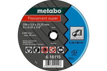 Flexiamant super 230x2,5x22,23 сталь, TF 41 616115000 фото